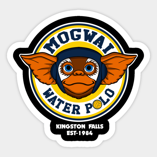 Mogwai water polo Sticker by Melonseta